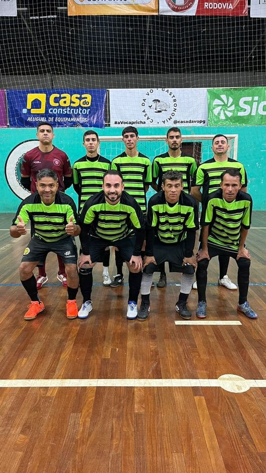 Time posado para foto — 12° CAMPEONATO DE FUTSAL 2026