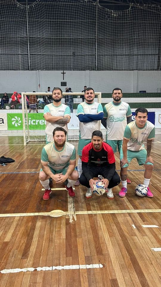 Time posado para foto — 12° CAMPEONATO DE FUTSAL 2026