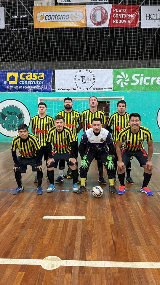 Time posado para foto — 12° CAMPEONATO DE FUTSAL 2026