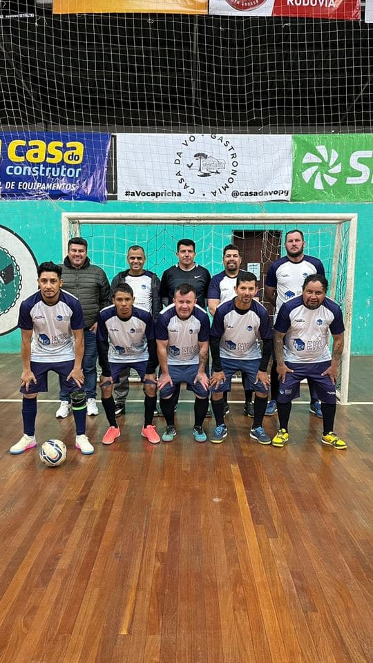 Time posado para foto — 12° CAMPEONATO DE FUTSAL 2026
