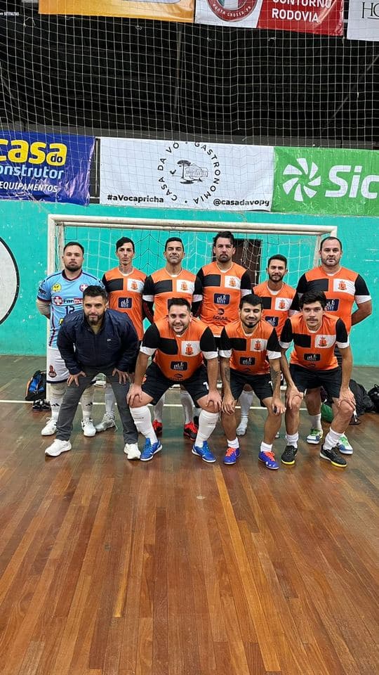 Time posado para foto — 12° CAMPEONATO DE FUTSAL 2026